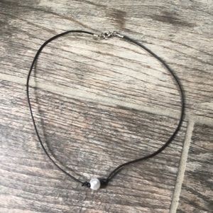 Leathered Rope necklace